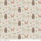 Fabric Riley Blake Taupe Woodland Creatures Designer Flannel by the Quarter Yard F16023-TAUPE